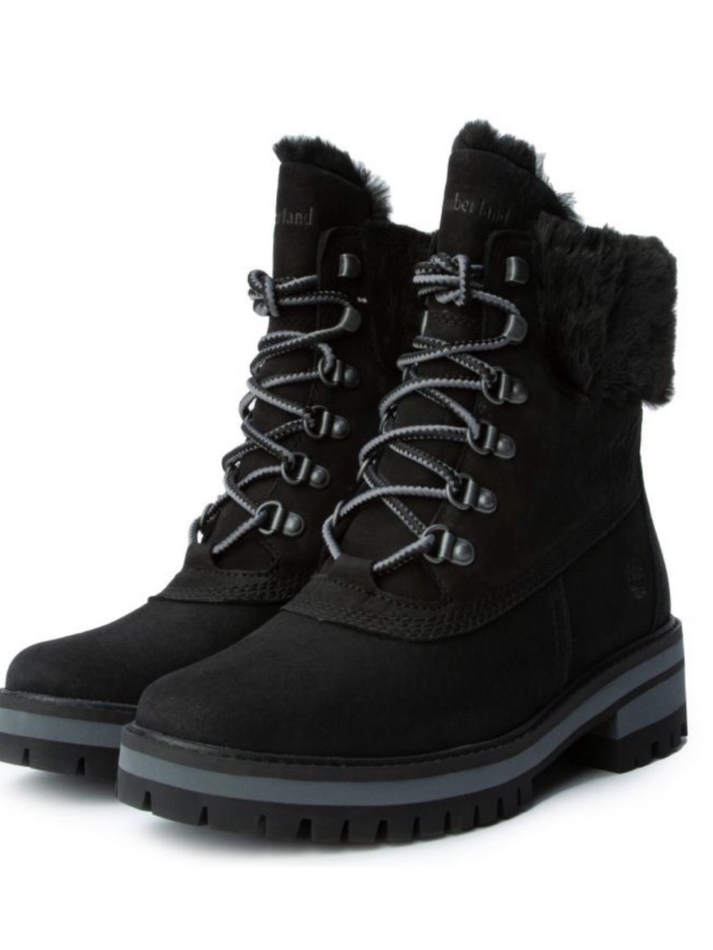 NEW TIMBERLAND COURMAYEUR VALLEY 6'' WATERPROOF FAUX FUR, sz 7
